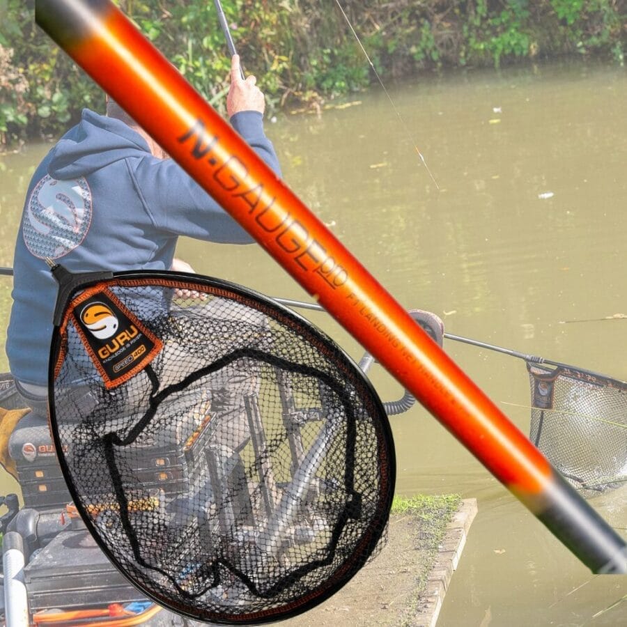 Guru N-Gauge Pro F1 Landing Net Handle + Speed 400 Landing Net