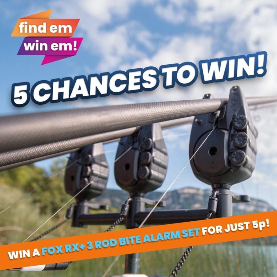 5 Chances To Win A Fox RX+ 3 Rod Bite Alarm Set
