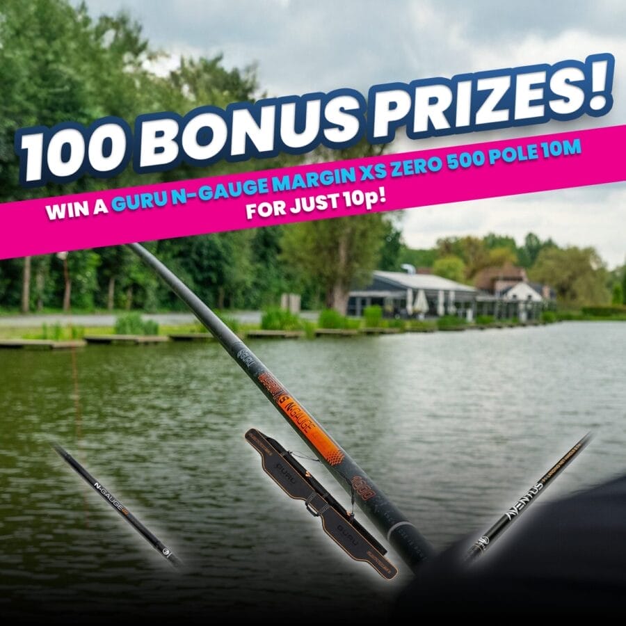 Win A Guru N-Gauge Margin XS Zero 10m Pole + 100 Instant Wins