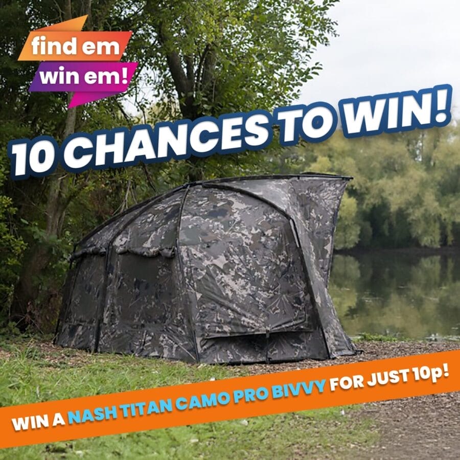 10 Chances To Win A Nash Titan Camo Bivvy