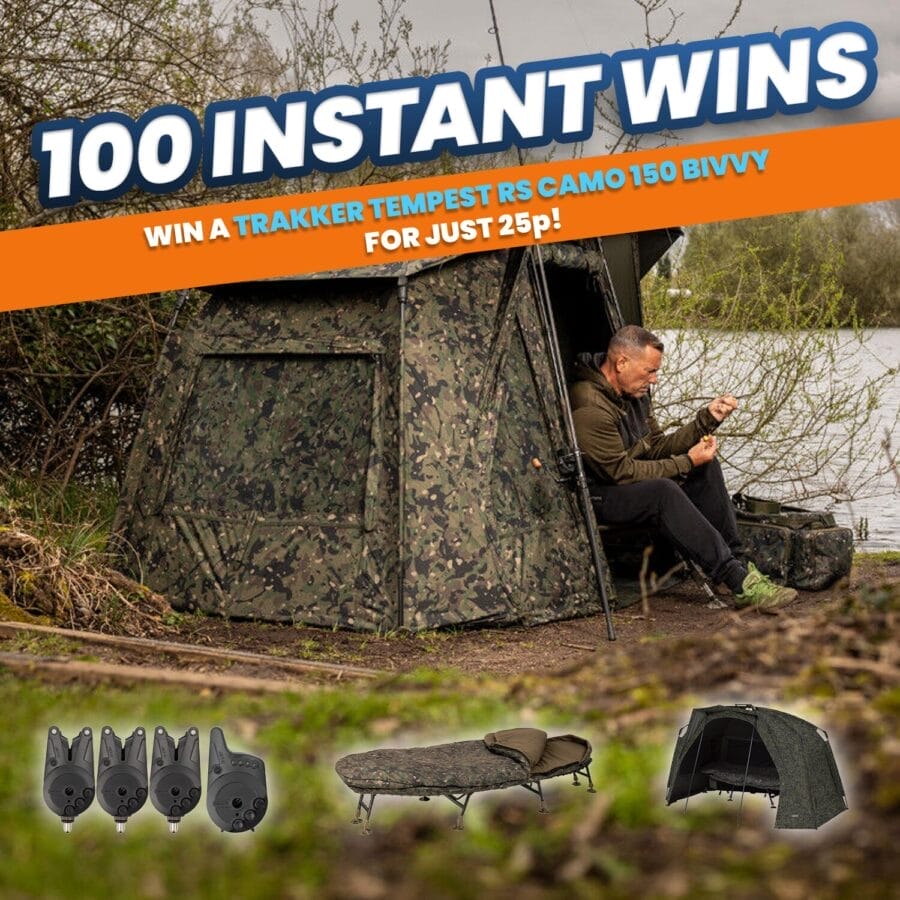 Trakker Tempest RS Camo 150 Bivvy + 100 Instant Wins